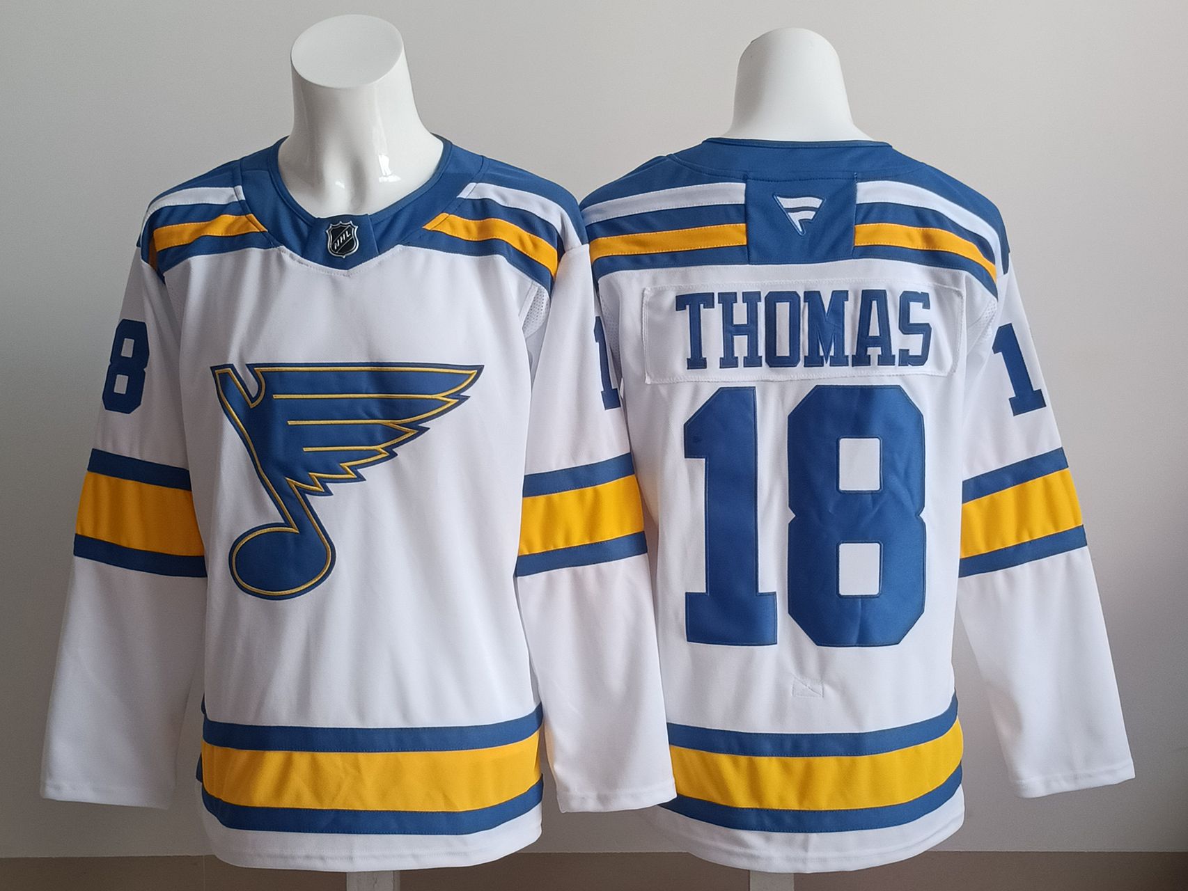 Men 2025 St.Louis Blues #18 Thomas White NHL Jersey style 01->st.louis blues->NHL Jersey